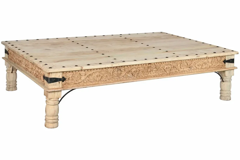 Coffee tables - CARVED WOOD COFFEE TABLE - ITEM HOME BY ITEM INTERNATIONAL