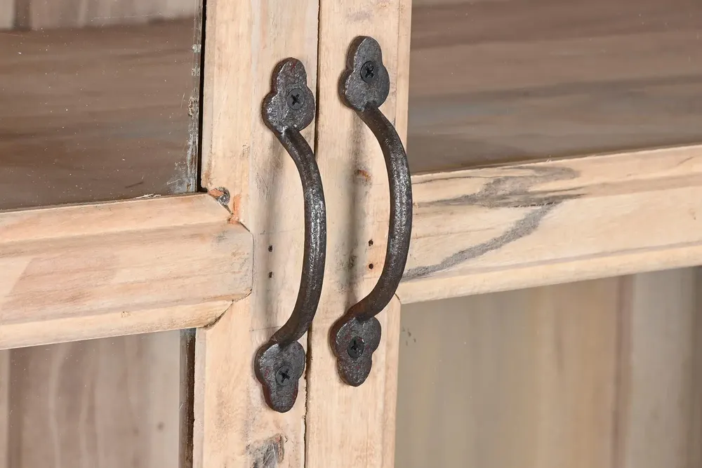 Bibliothèques - VITRINE EN BOIS NATUREL RECYCLÉ - ITEM HOME BY ITEM INTERNATIONAL
