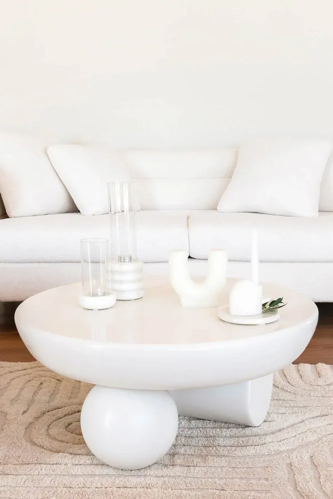 Coffee tables - PLAIN WHITE COFFEE TABLE - ITEM HOME BY ITEM INTERNATIONAL