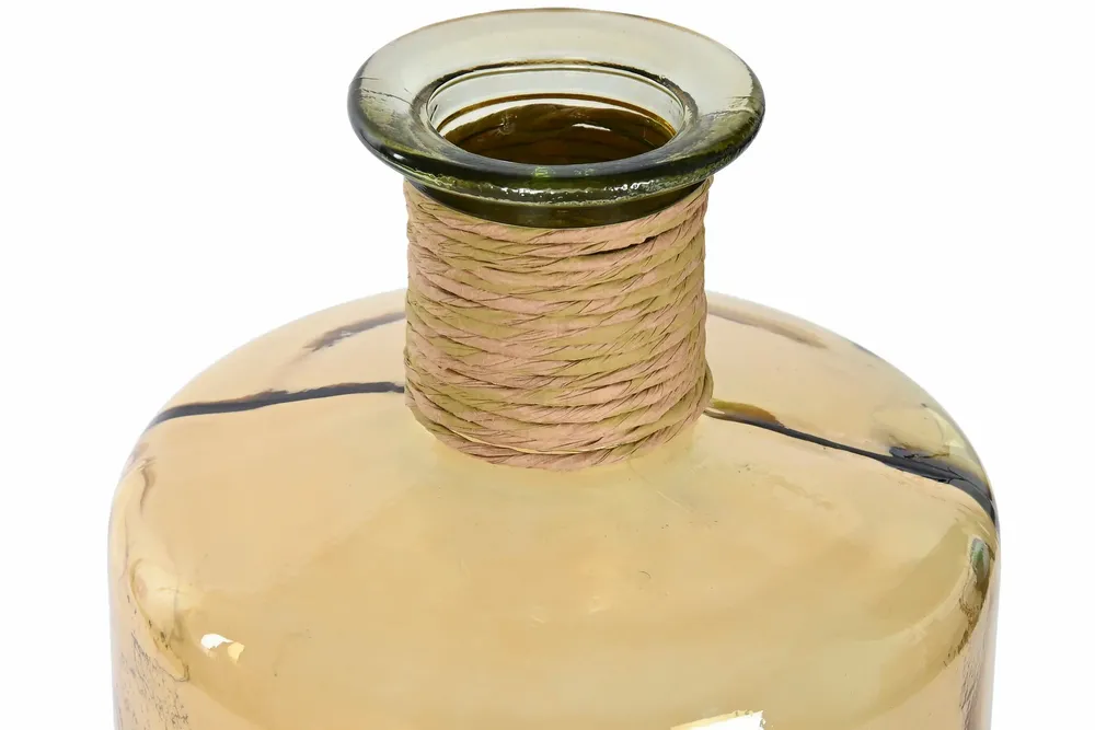 Vases - RECYCLED GLASS AND ROPE VASE - ITEM HOME BY ITEM INTERNATIONAL