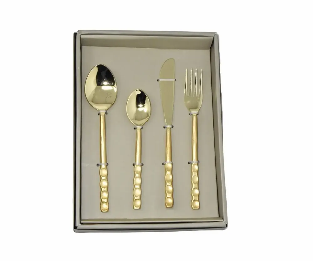 Couverts de service - COUVERTS EN ACIER INOXYDABLE GAUFRÉ - ITEM HOME BY ITEM INTERNATIONAL