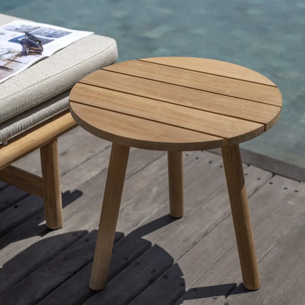 Tables de jardin - Ronda Side and Coffee table - JATI KEBON