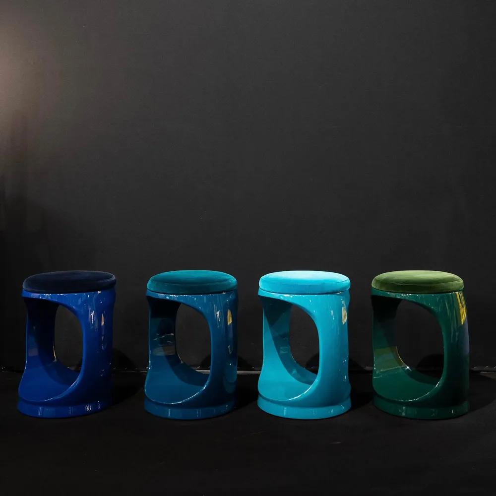 Stools - Signet Ring I Stool I Teal Green - SOFTICATED