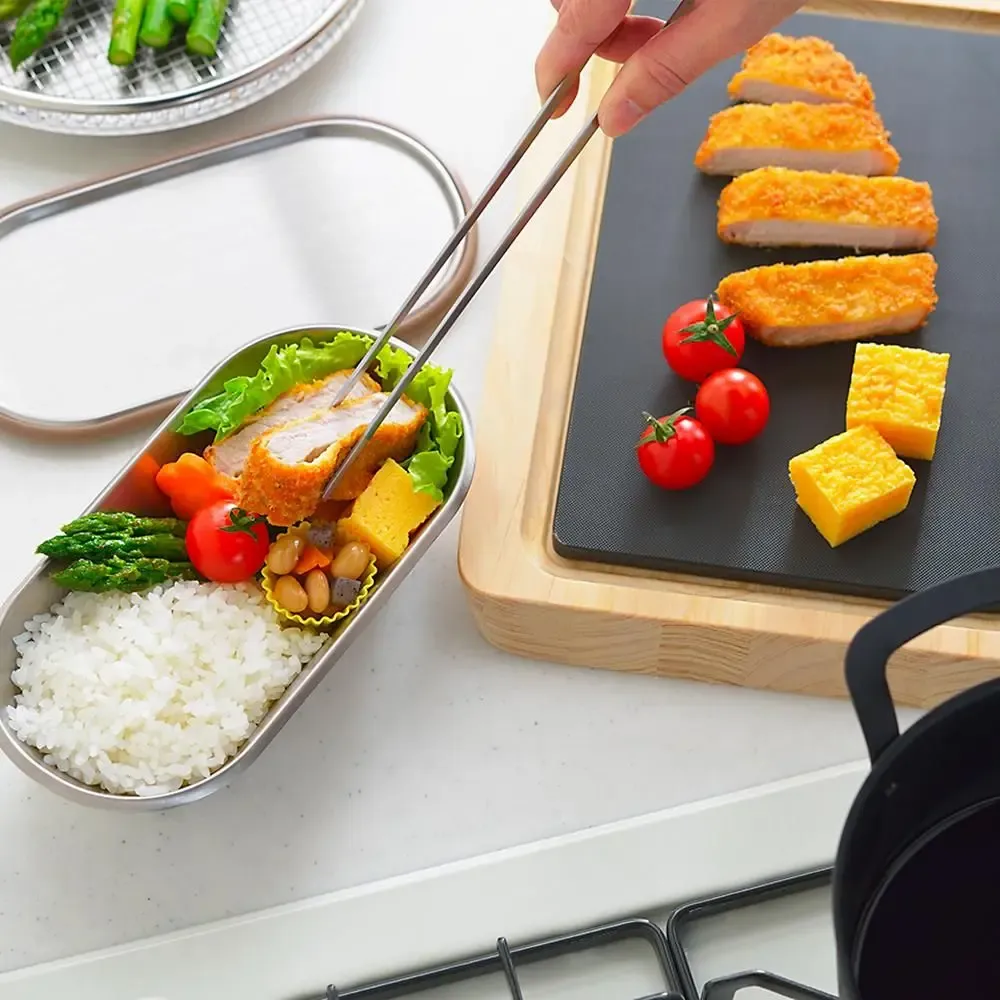 Ustensiles de cuisine - Bento Box silicone Brown fermeture à Band collection Aikata /Yoshikawa - ABINGPLUS