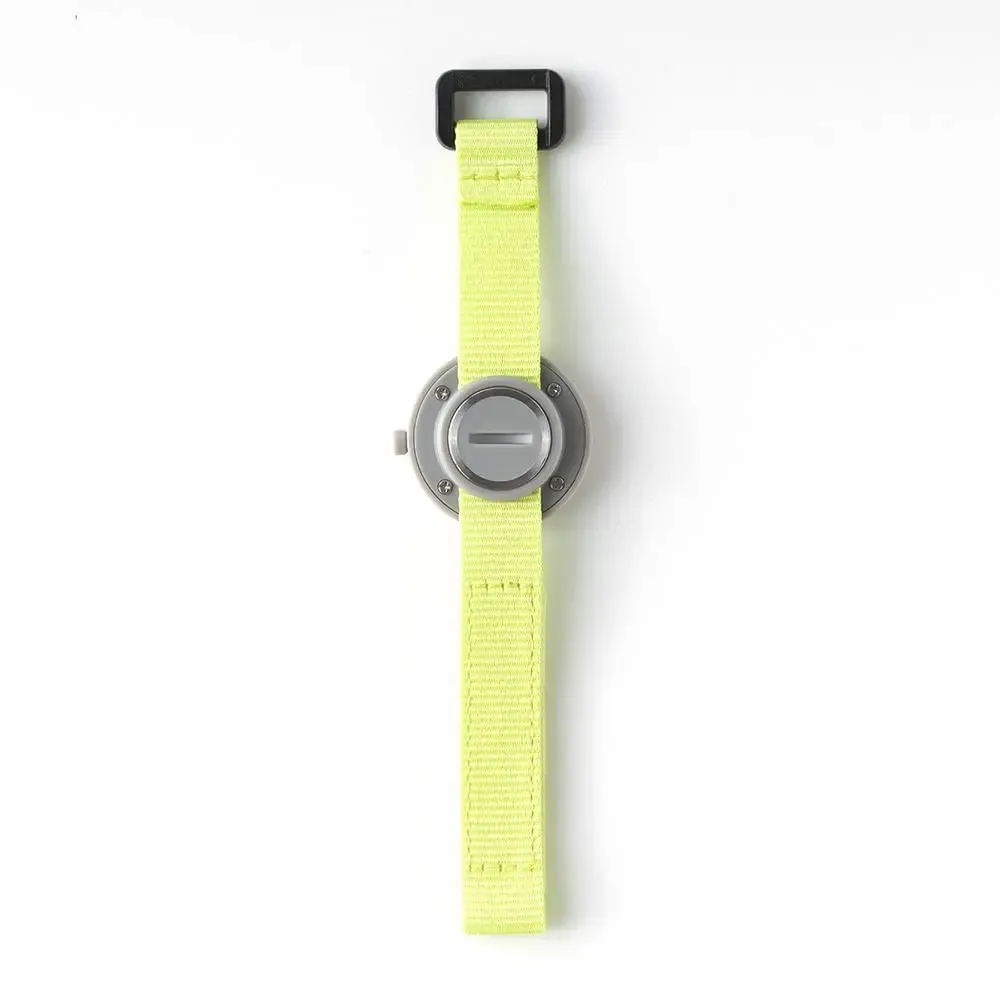 Mode enfantine - Montre Enfants Jaune vert néon (bracelet)/Gris (boîtier) 32mm - ABINGPLUS