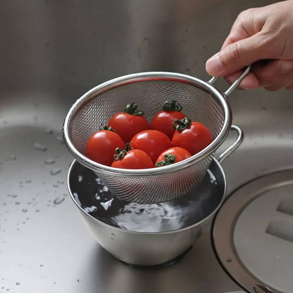 Kitchen utensils - Stainless steel kitchen drainer - And/YOSHIKAWA collection - ABINGPLUS