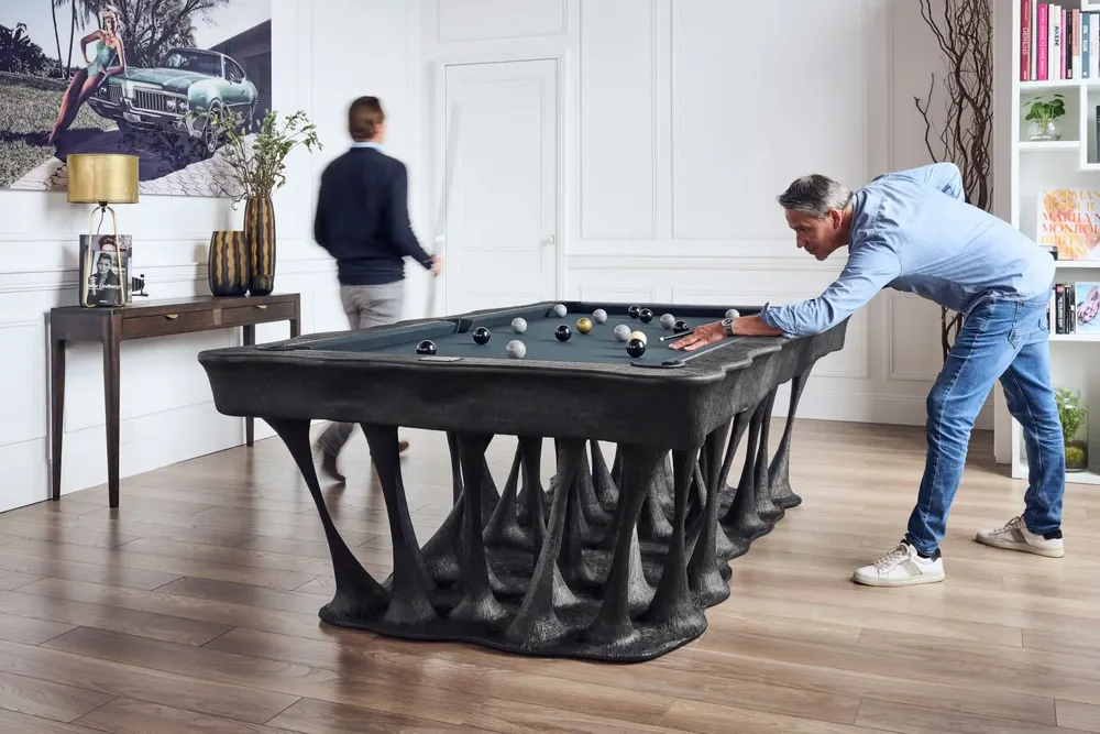 Sculptures, statuettes et miniatures - Billard "Black Bi" - BILLARDS ET BABY-FOOT TOULET