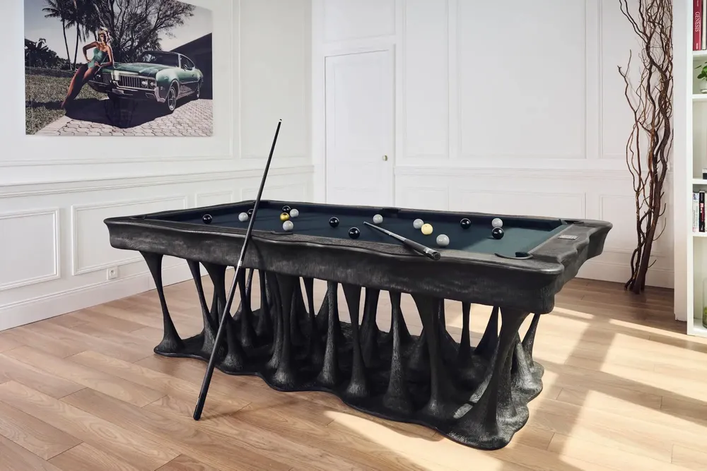 Sculptures, statuettes et miniatures - Billard "Black Bi" - BILLARDS ET BABY-FOOT TOULET