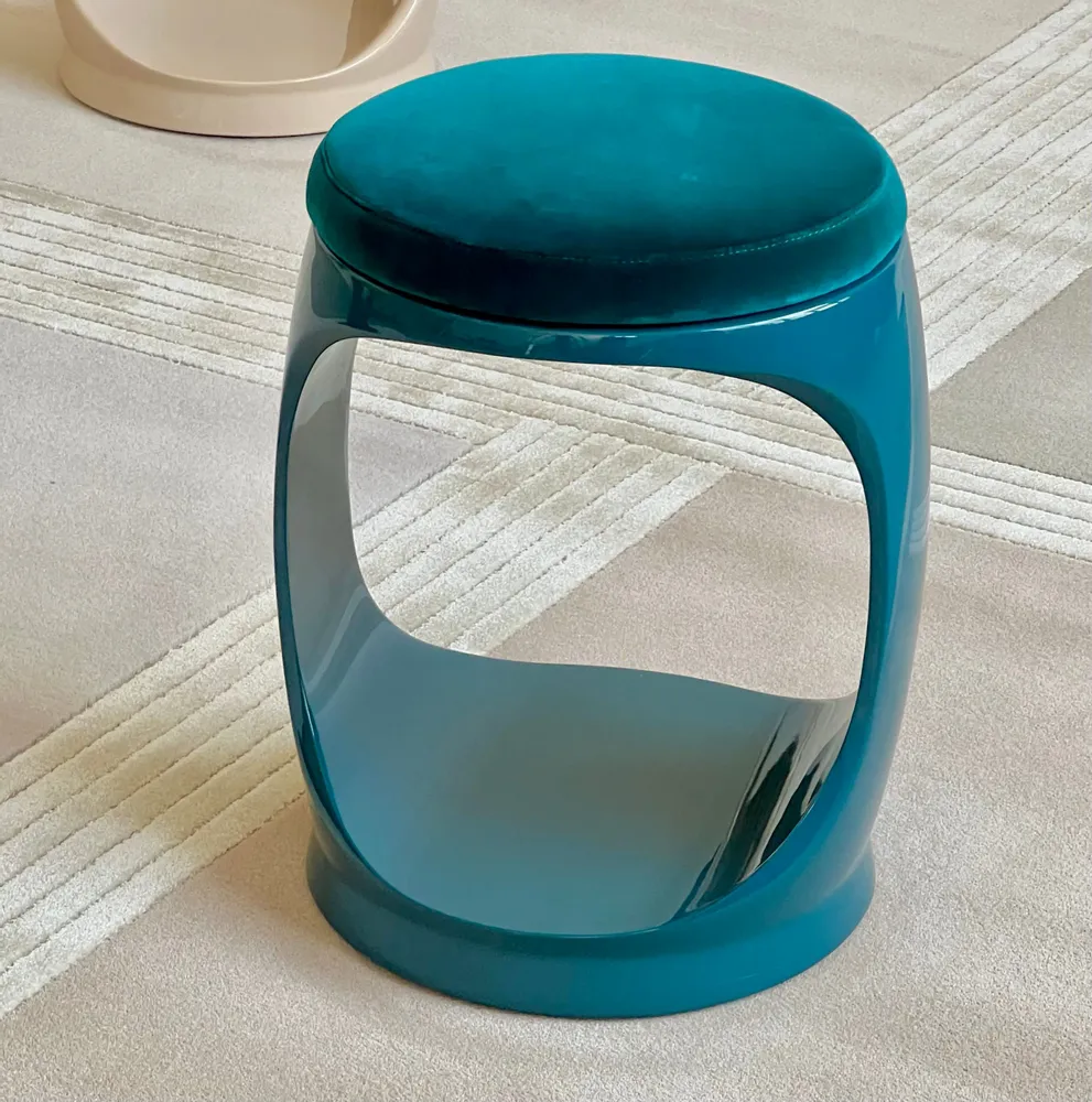 Stools - Signet Ring I Stool I Teal Green - SOFTICATED