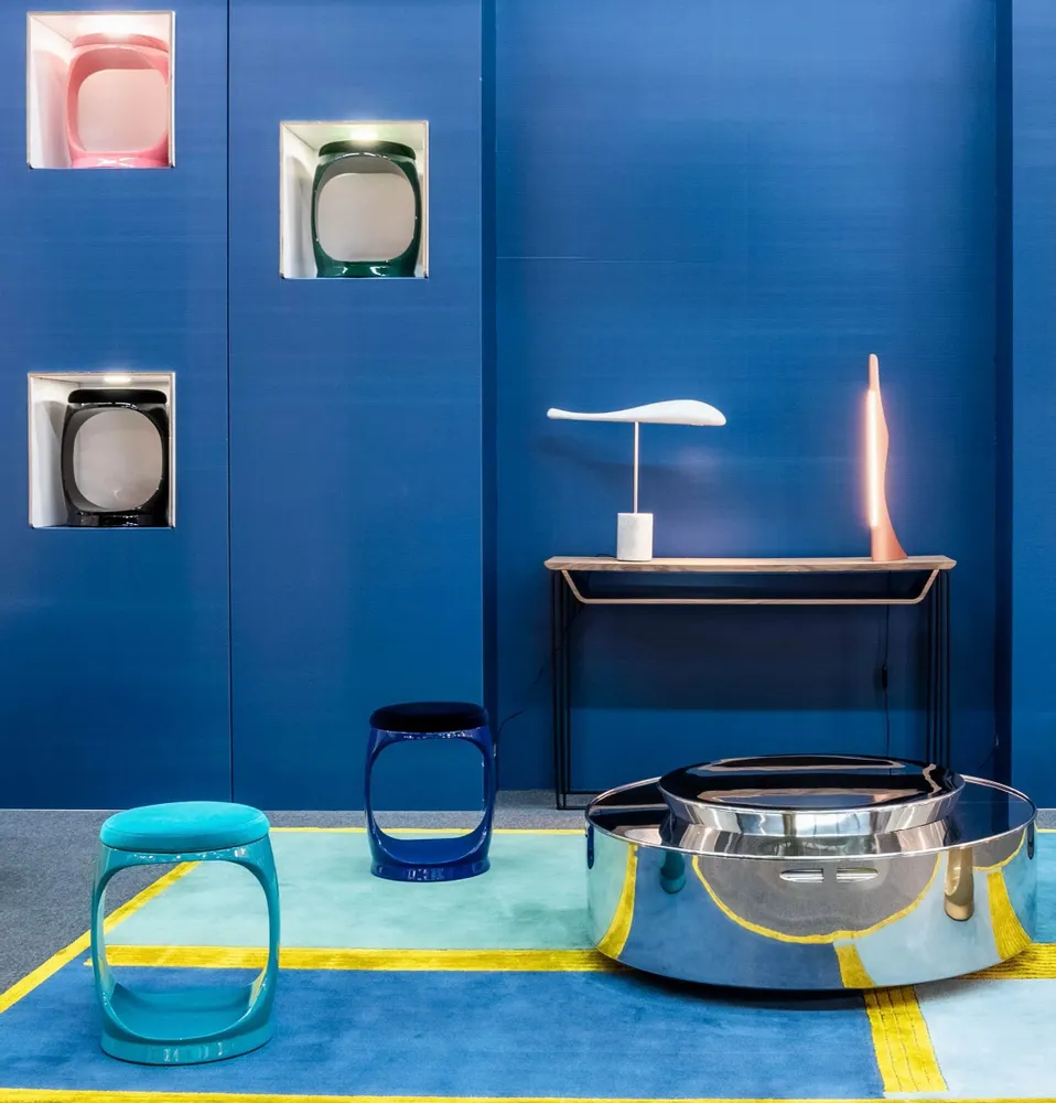 Tabourets - Signet Ring I Tabouret I Bleu marine - SOFTICATED