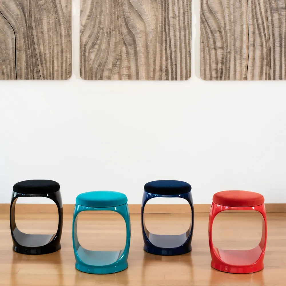 Stools - Signet Ring I Stool I Red - SOFTICATED