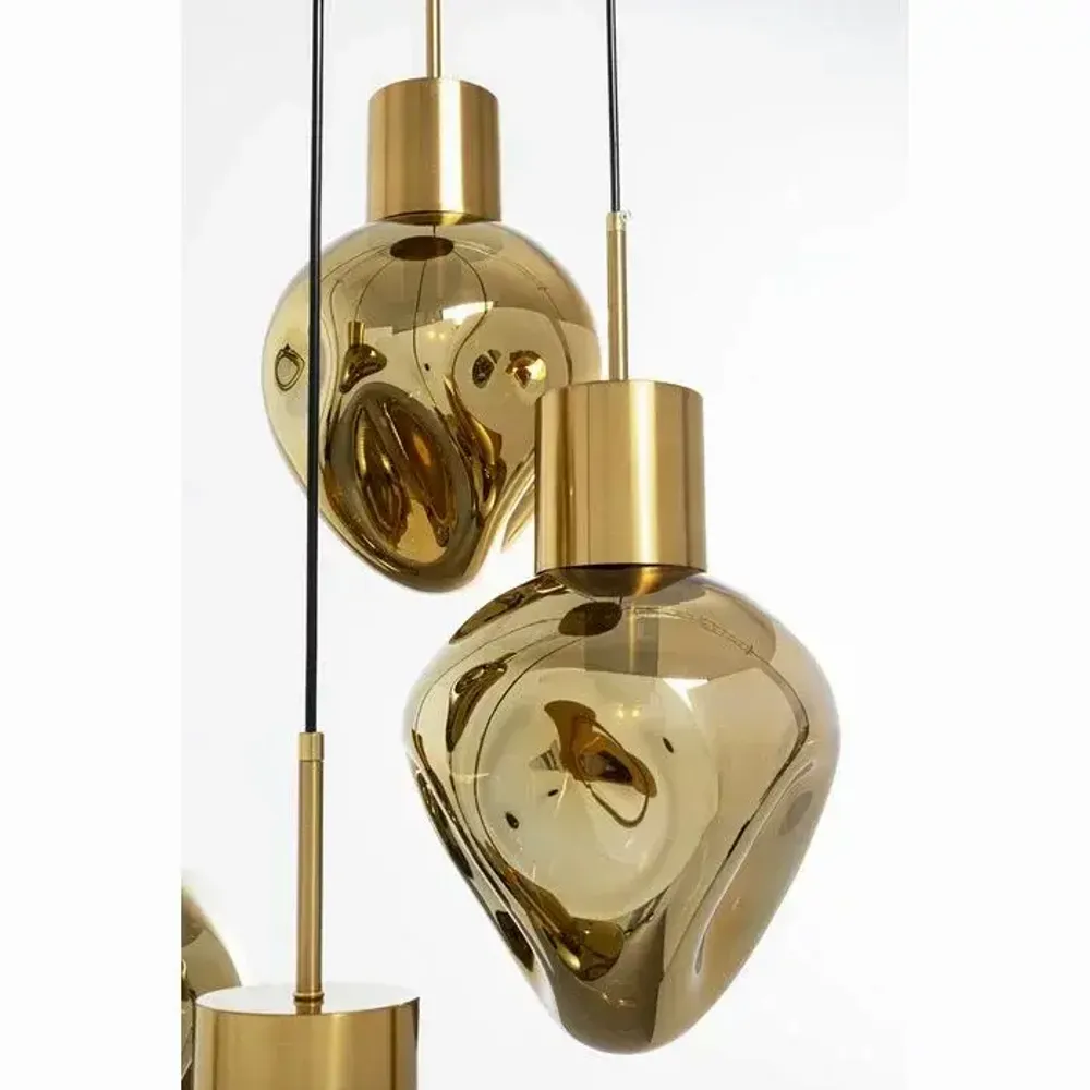Hanging lights - Pendant Lamp Supernova Amber Cinque Ø50cm - KARE DESIGN