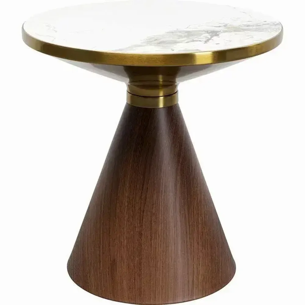 Coffee tables - Coffee Table Cono Ceramic Ø50cm - KARE DESIGN