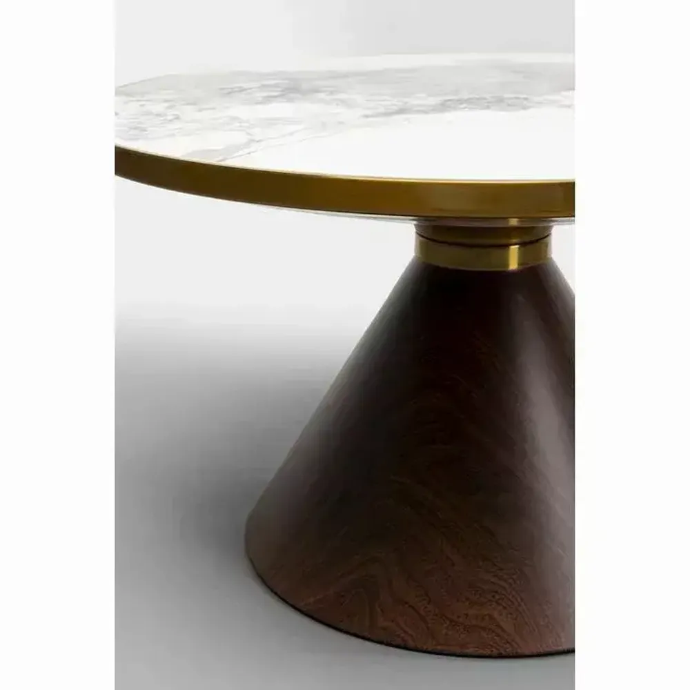 Coffee tables - Coffee Table Cono Ceramic Ø70cm - KARE DESIGN