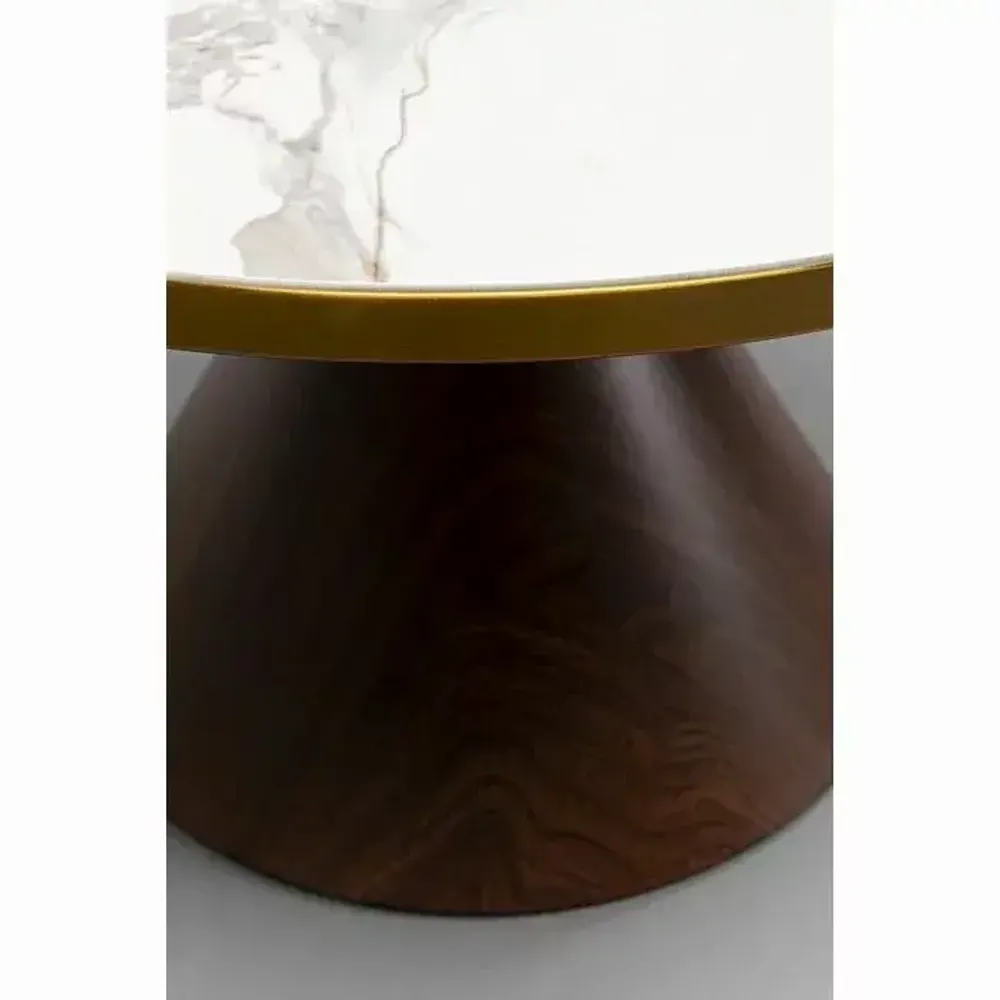 Coffee tables - Coffee Table Cono Ceramic Ø70cm - KARE DESIGN