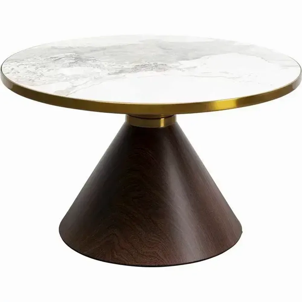 Coffee tables - Coffee Table Cono Ceramic Ø70cm - KARE DESIGN