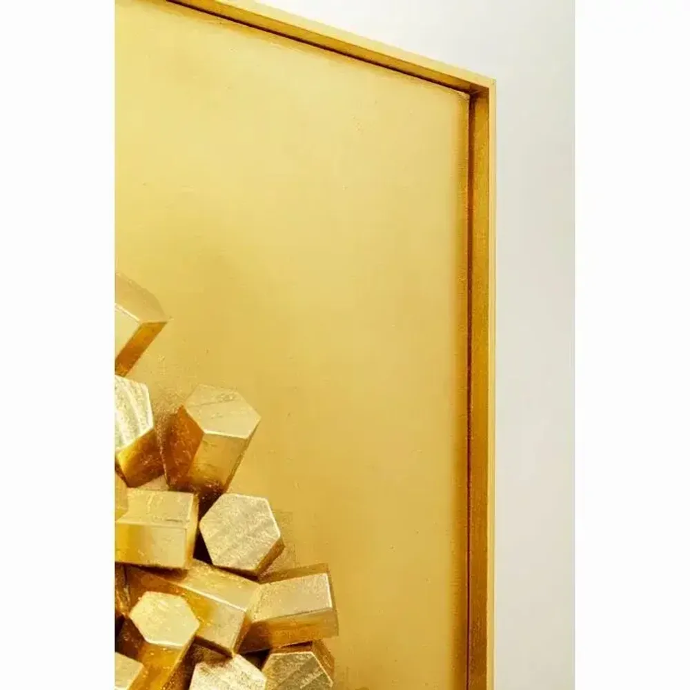 Other wall decoration - Wall Object Mikado Gold 120x120cm - KARE DESIGN