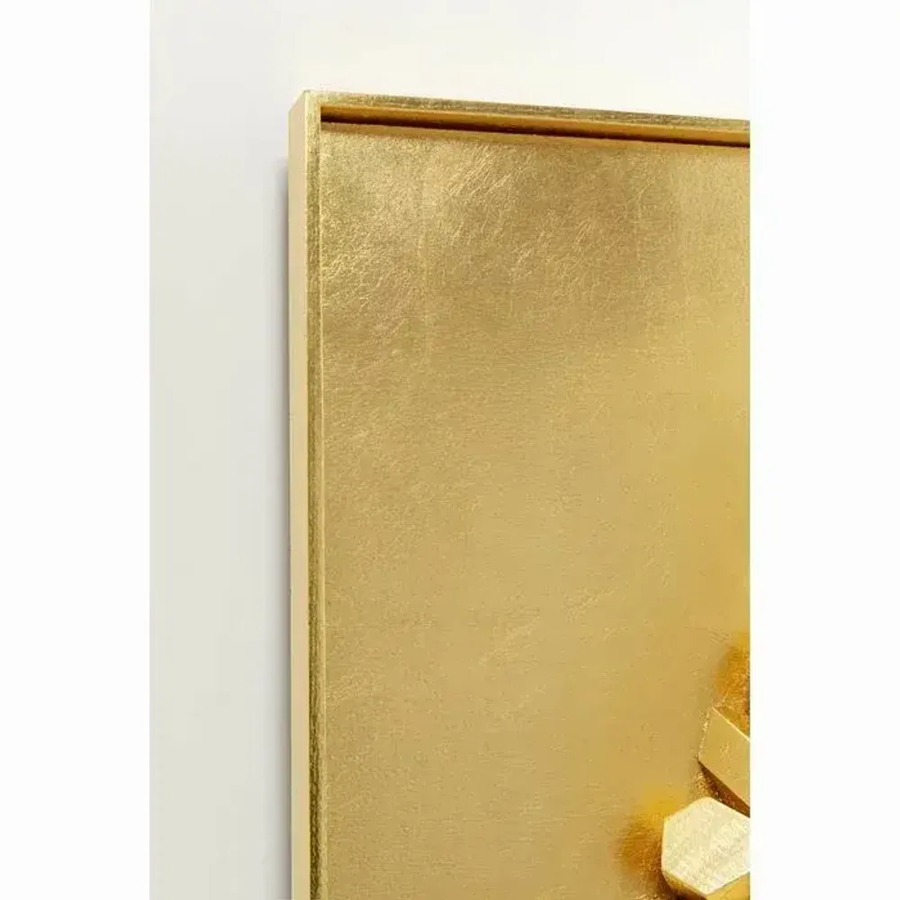 Other wall decoration - Wall Object Mikado Gold 120x120cm - KARE DESIGN