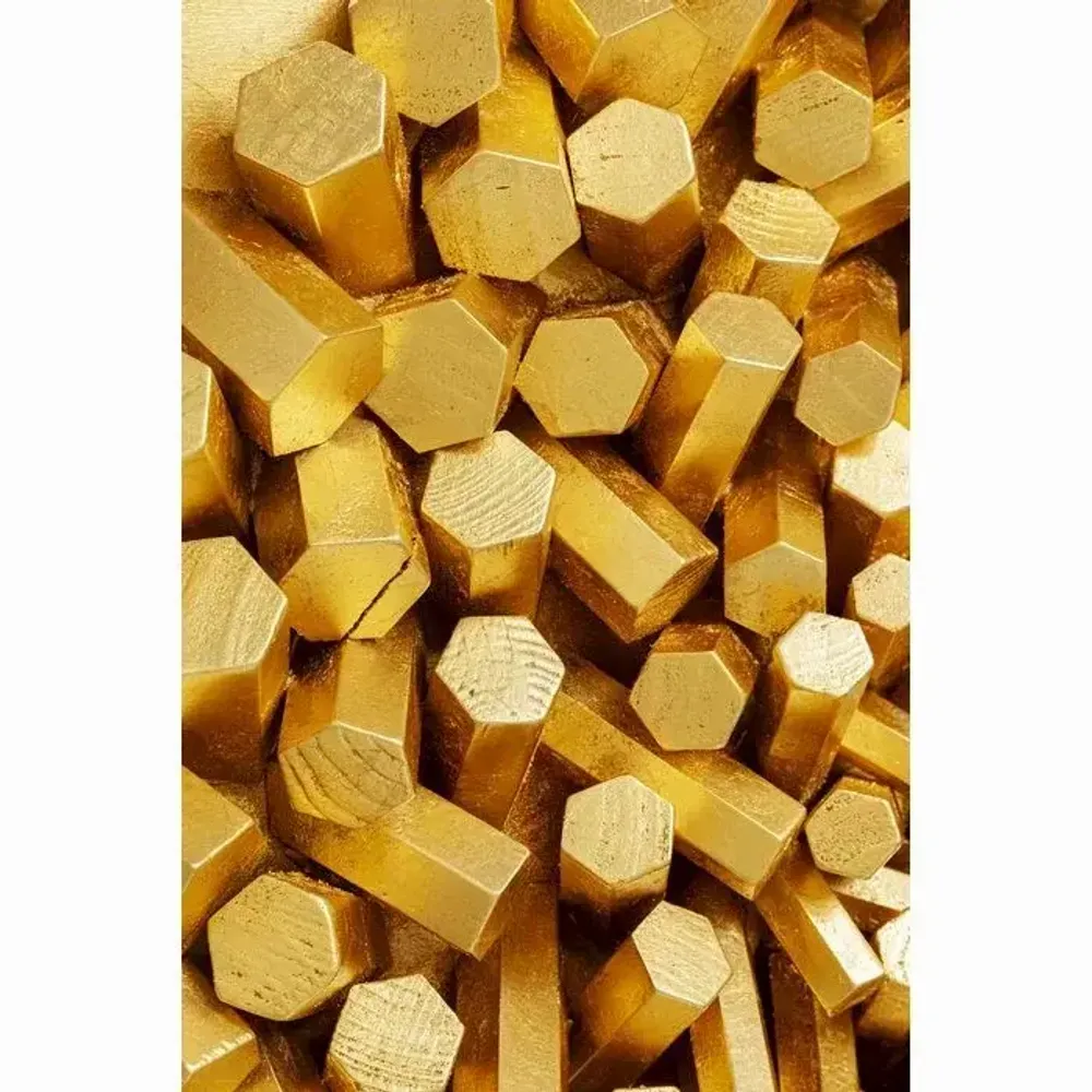 Other wall decoration - Wall Object Mikado Gold 120x120cm - KARE DESIGN