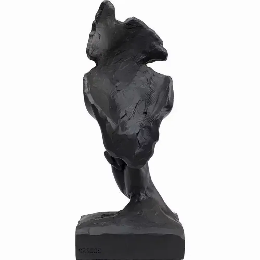 Decorative objects - Deco Object Quiet Face Black 31cm - KARE DESIGN