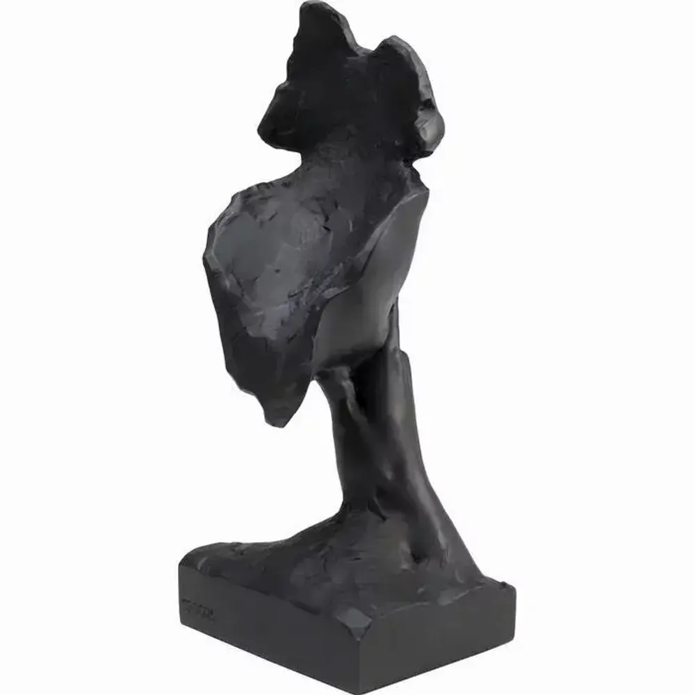 Decorative objects - Deco Object Quiet Face Black 31cm - KARE DESIGN