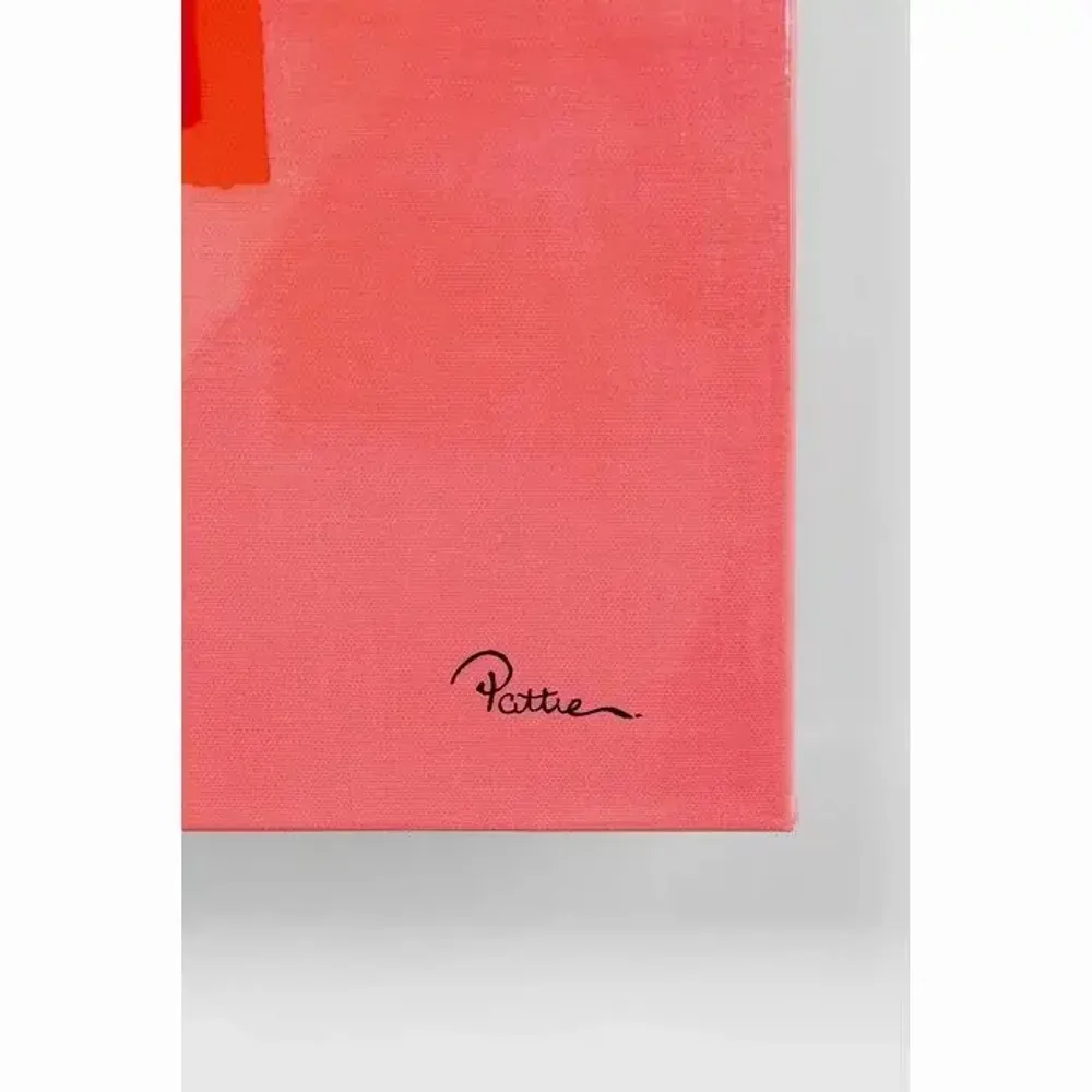 Paintings - Canvas Picture Tendency Pink 150x100cm - KARE DESIGN