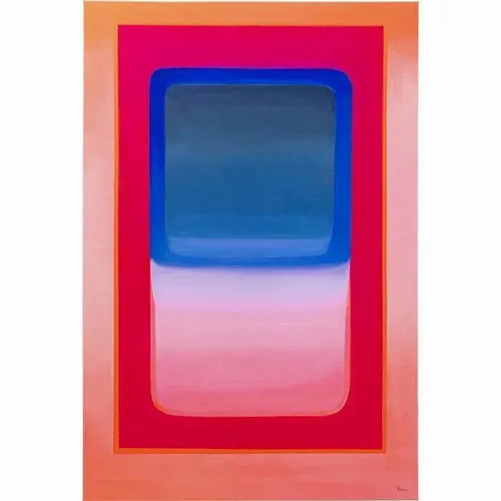Paintings - Canvas Picture Tendency Pink 150x100cm - KARE DESIGN