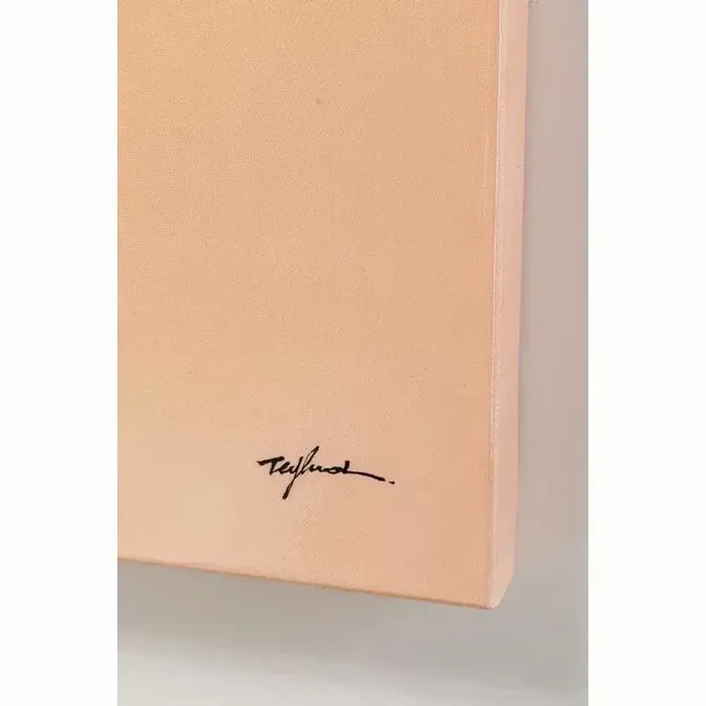 Paintings - Canvas Picture Tendency Circle Pink 120x120cm - KARE DESIGN