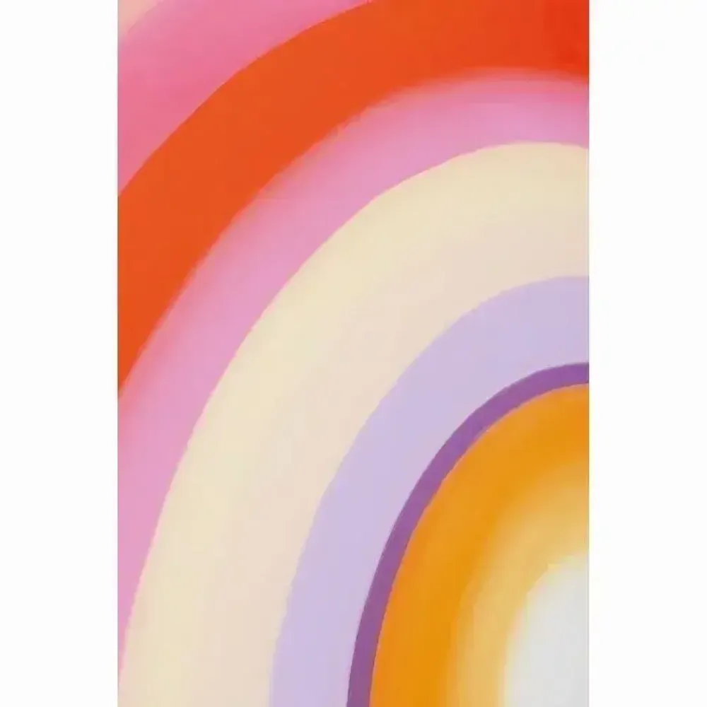 Paintings - Canvas Picture Tendency Circle Pink 120x120cm - KARE DESIGN
