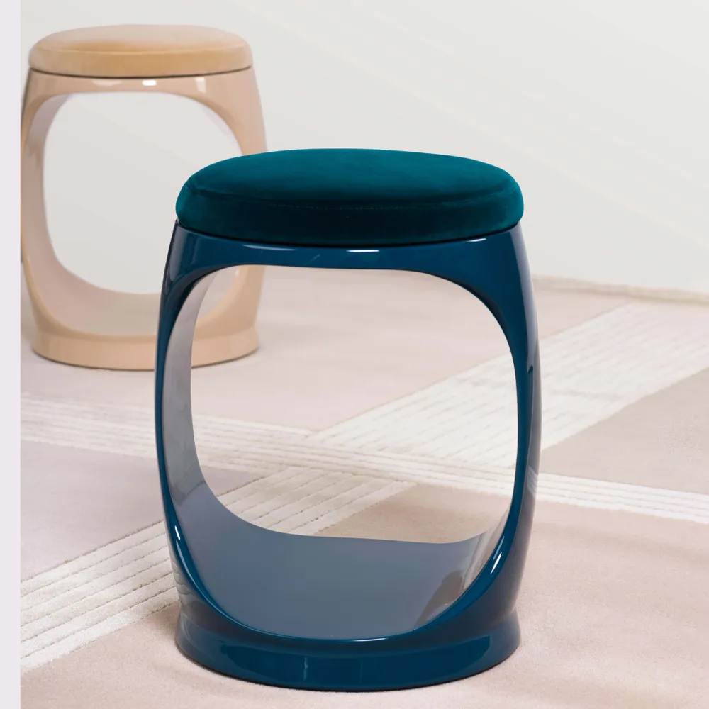 Stools - Signet Ring I Stool I Teal Green - SOFTICATED