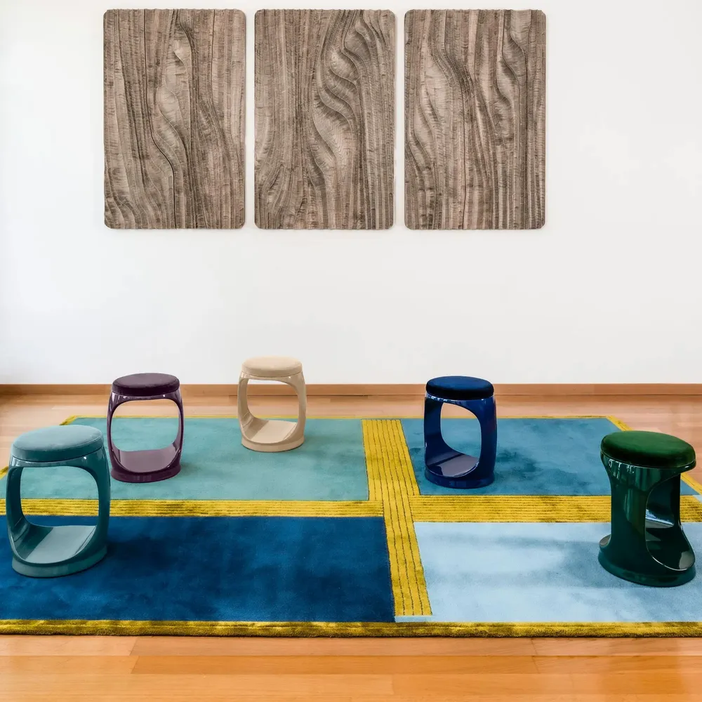 Tabourets - Signet Ring I Tabouret I Bleu marine - SOFTICATED