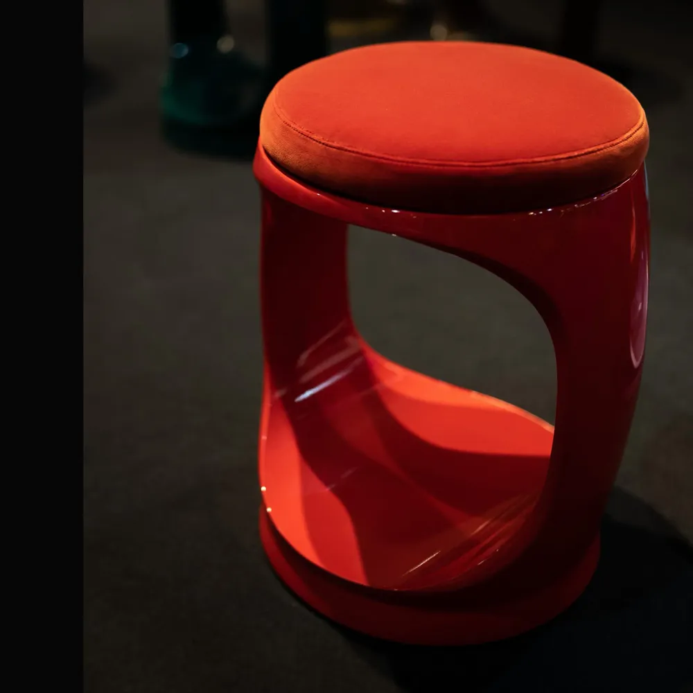 Stools - Signet Ring I Stool I Red - SOFTICATED