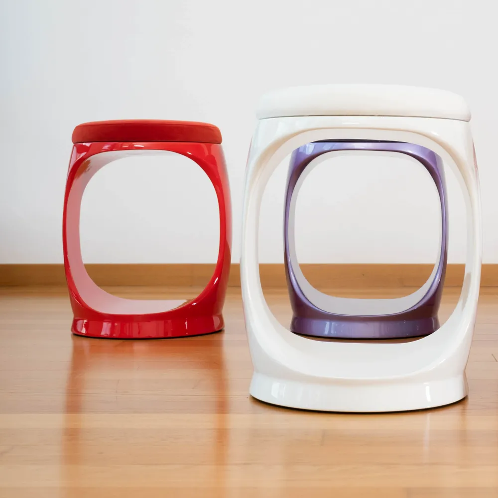 Stools - Signet Ring I Stool I Red - SOFTICATED