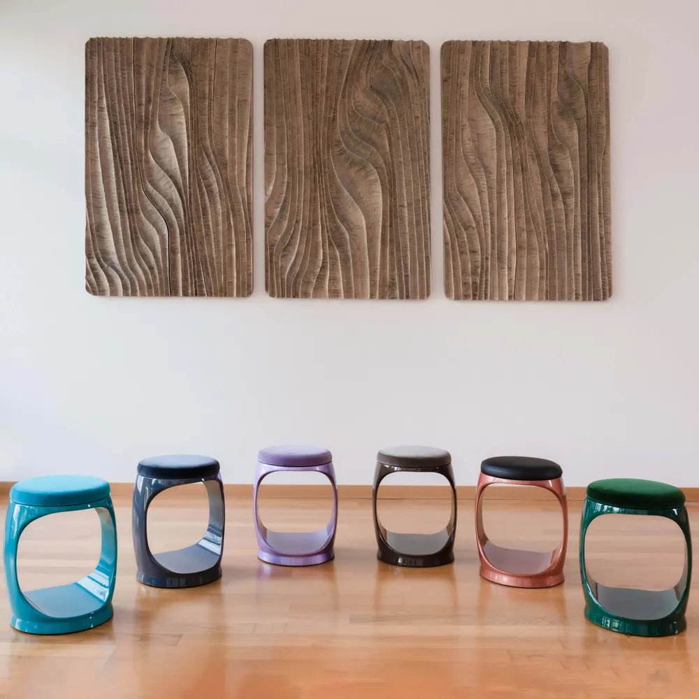 Stools - Signet Ring I Stool I Gray - SOFTICATED