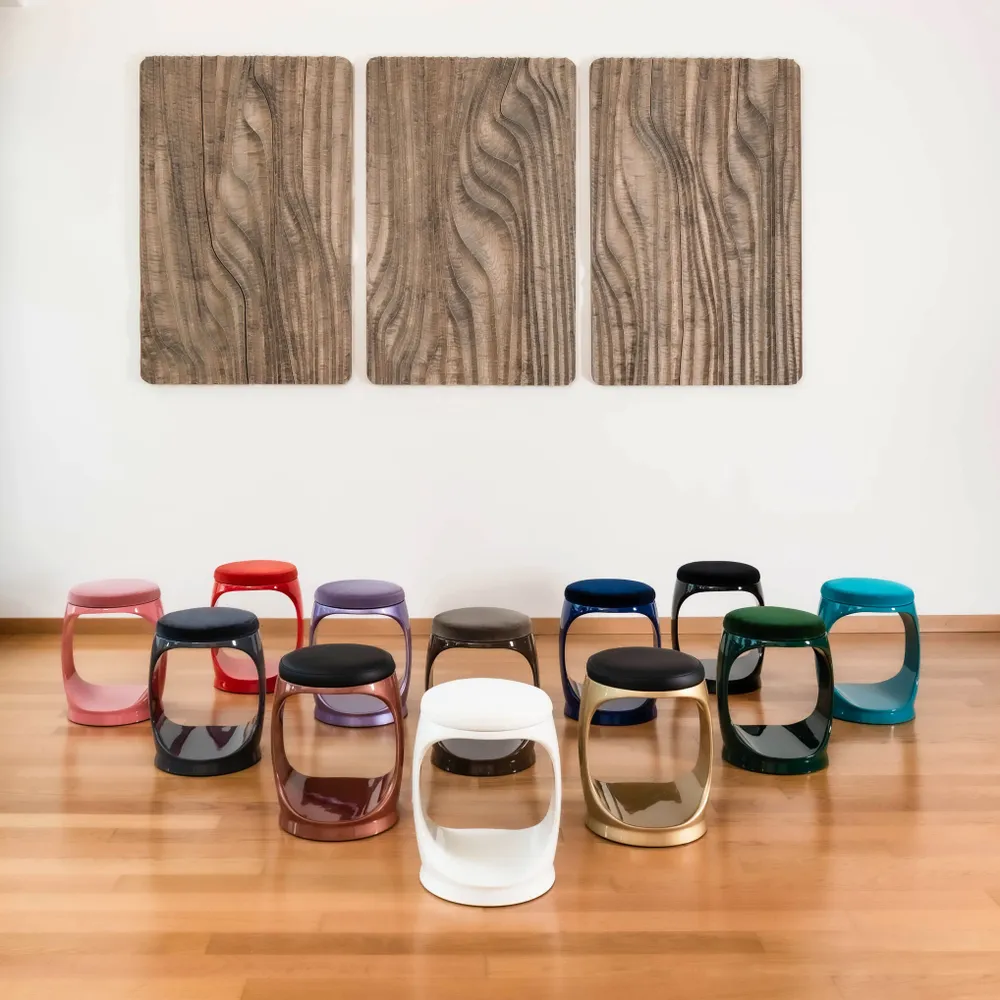 Stools - Signet Ring Stool I Black - SOFTICATED