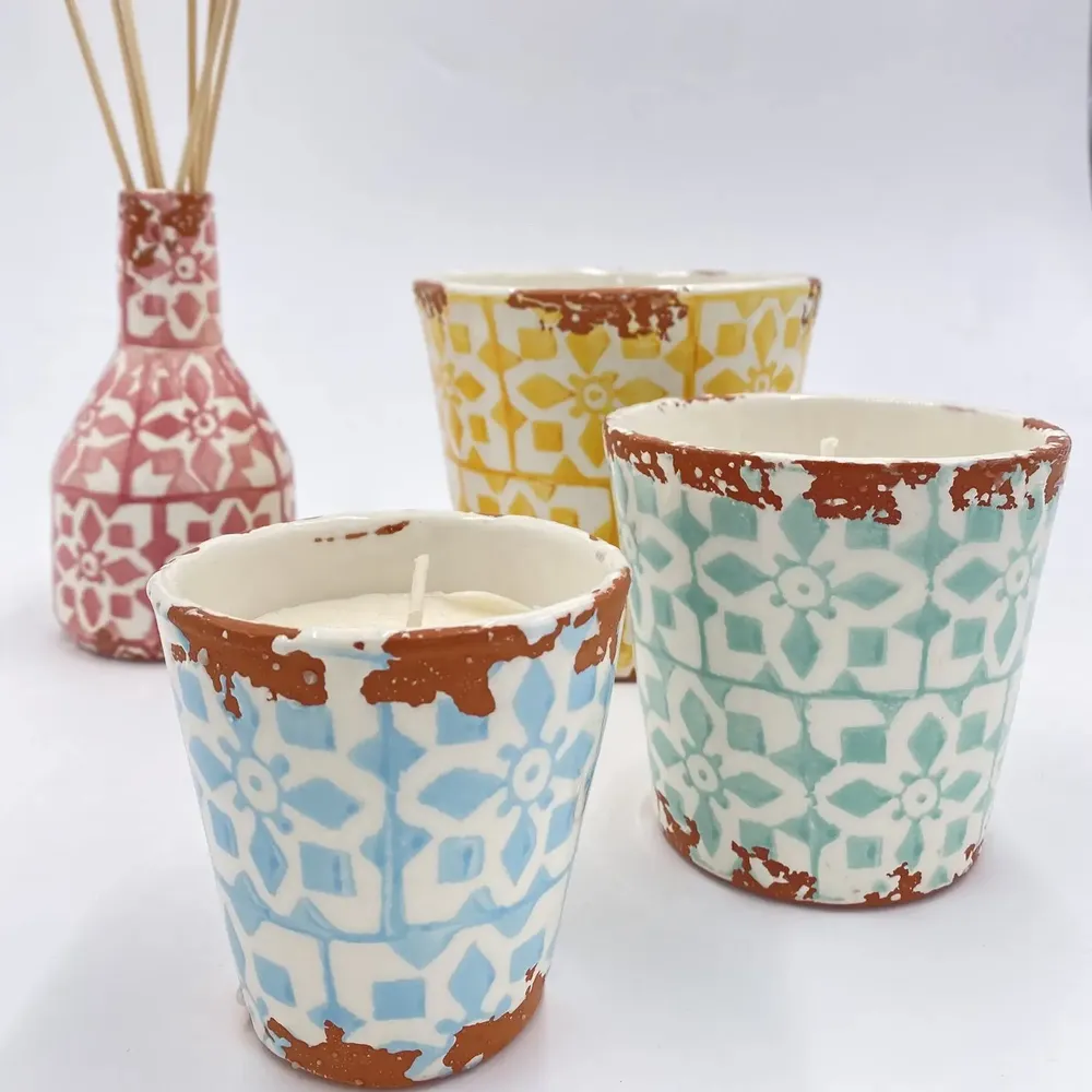 Bougies - Bougies parfumées et diffuseurs de parfum en céramique Mosaic 2024 - WAX DESIGN - BARCELONA