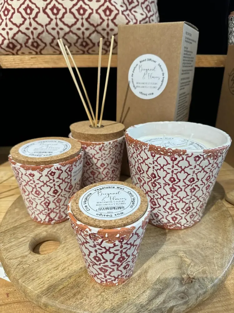 Candles - New Batik ceramic scented candles - WAX DESIGN - BARCELONA
