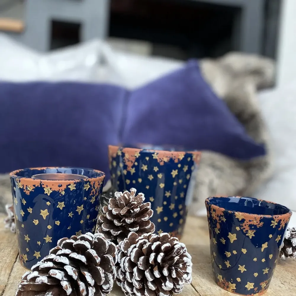 Candles - Christmas star ceramic scented candle size L - WAX DESIGN - BARCELONA