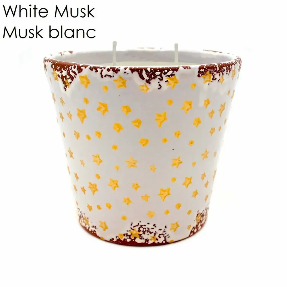 Candles - Christmas star ceramic scented candle size L - WAX DESIGN - BARCELONA