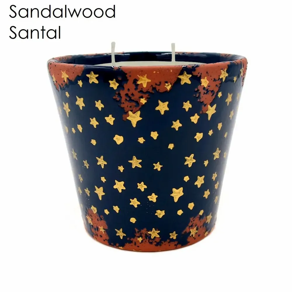 Candles - Christmas star ceramic scented candle size L - WAX DESIGN - BARCELONA