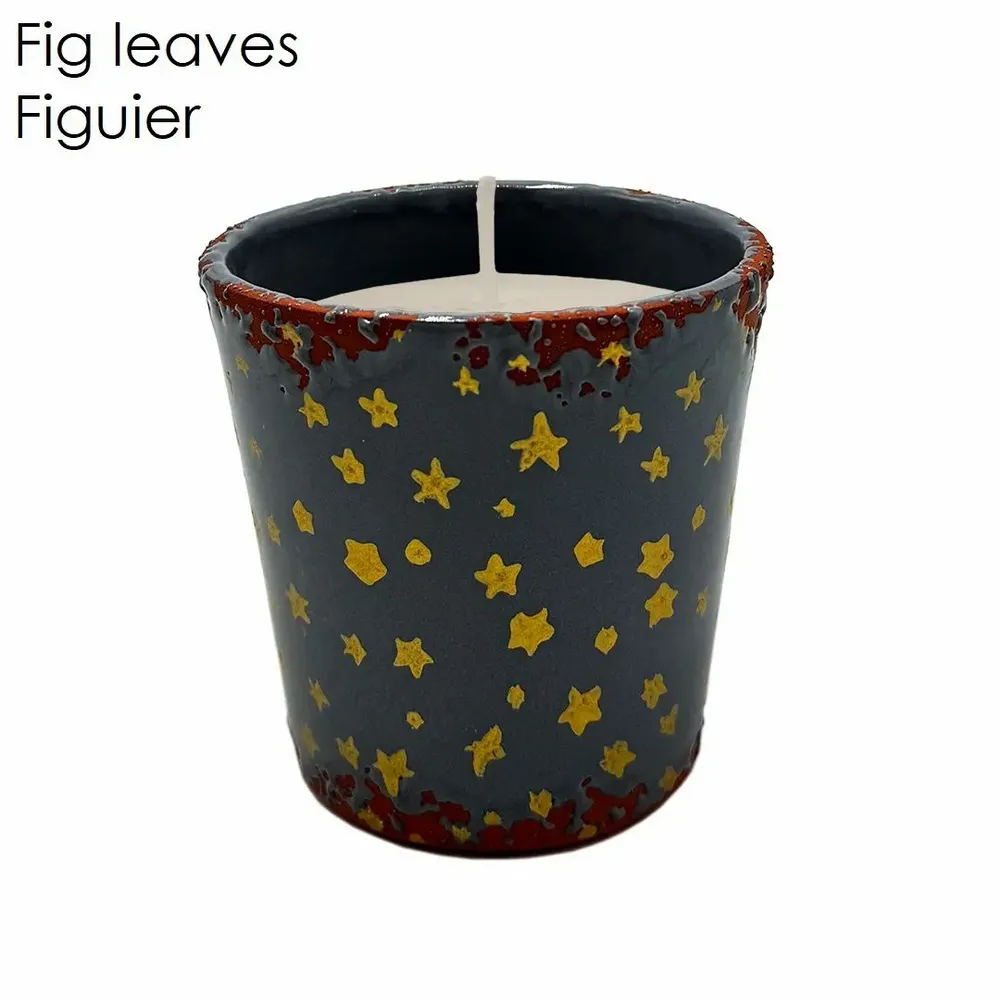 Candles - Christmas star ceramic scented candle size M - WAX DESIGN - BARCELONA
