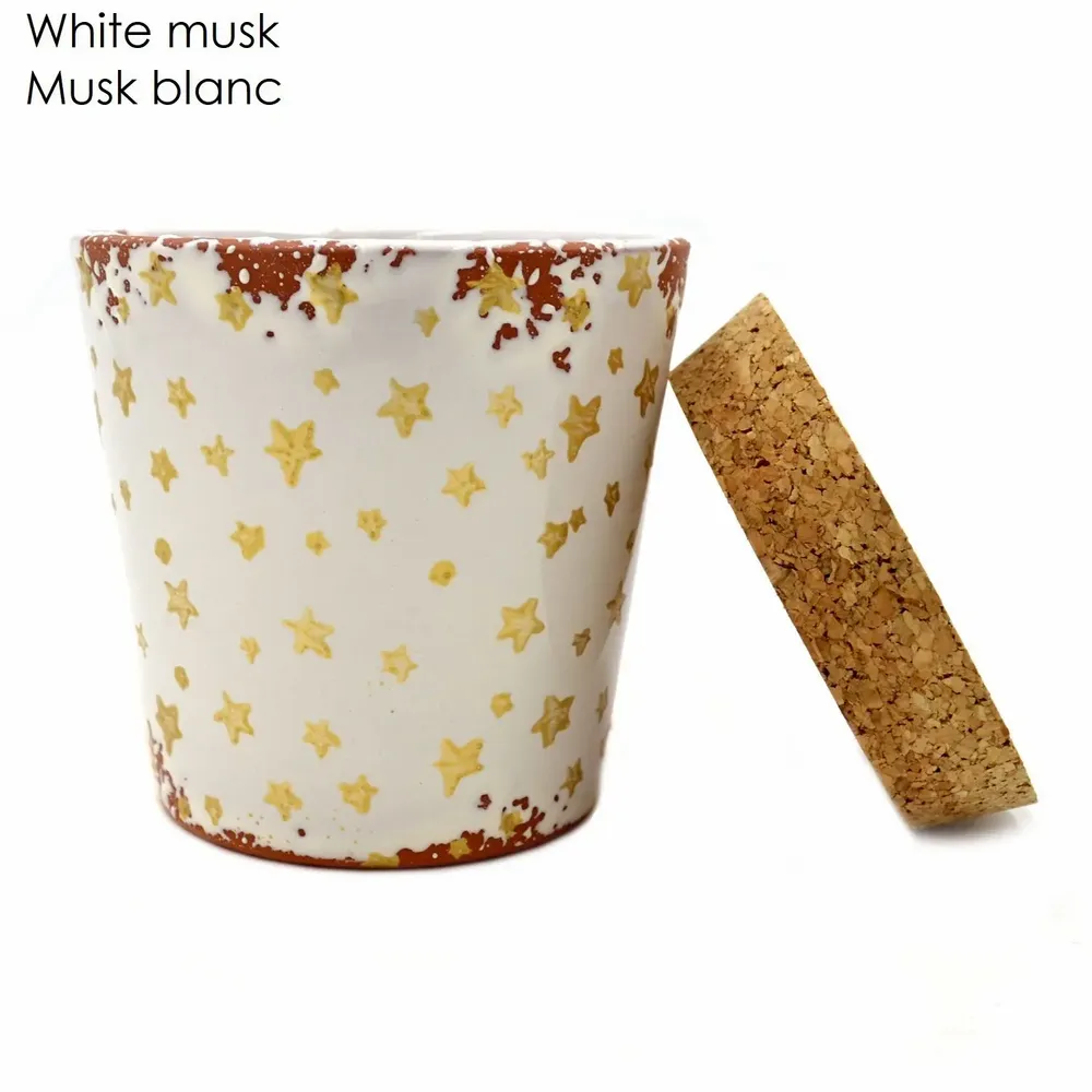 Candles - Christmas star ceramic scented candle size M - WAX DESIGN - BARCELONA