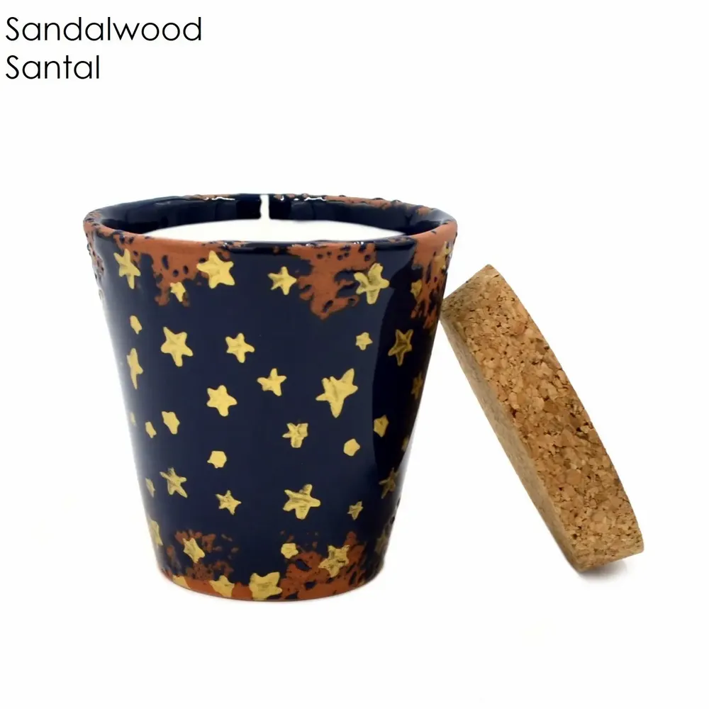 Candles - Christmas star ceramic scented candle size S - WAX DESIGN - BARCELONA