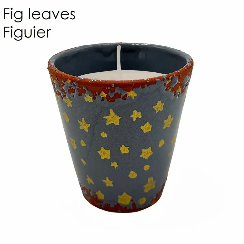 Candles - Christmas star ceramic scented candle size S - WAX DESIGN - BARCELONA