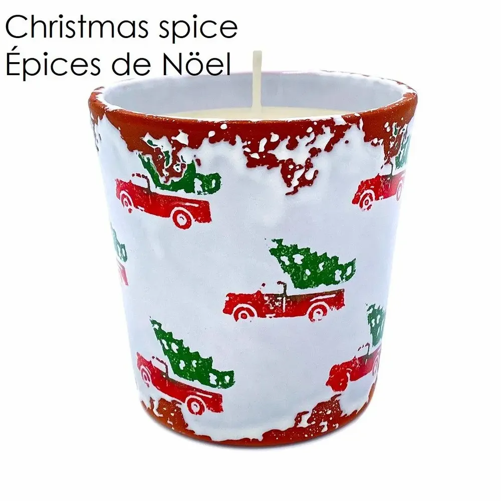 Candles - Christmas Pick-up Ceramic Scented Candle Size M - WAX DESIGN - BARCELONA