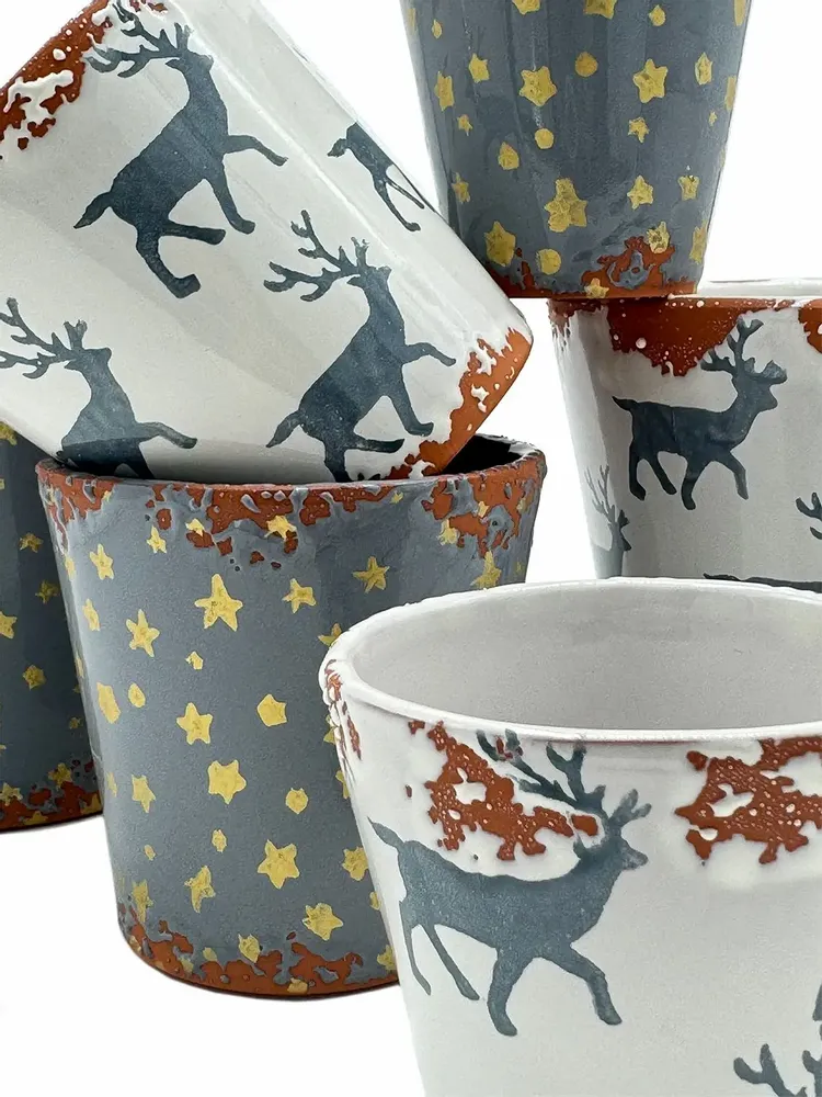 Candles - Christmas reindeer Ceramic scented candle size L - WAX DESIGN - BARCELONA