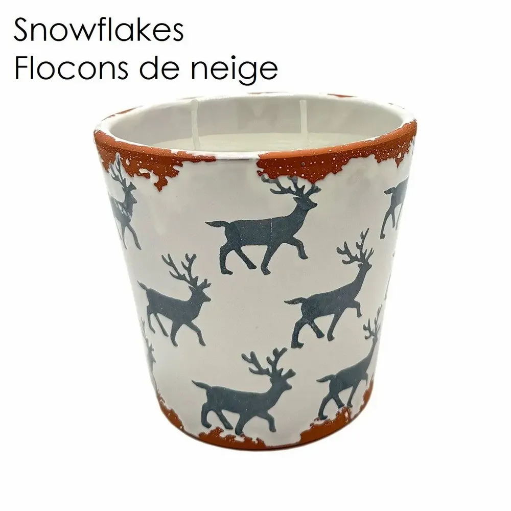 Candles - Christmas reindeer Ceramic scented candle size L - WAX DESIGN - BARCELONA