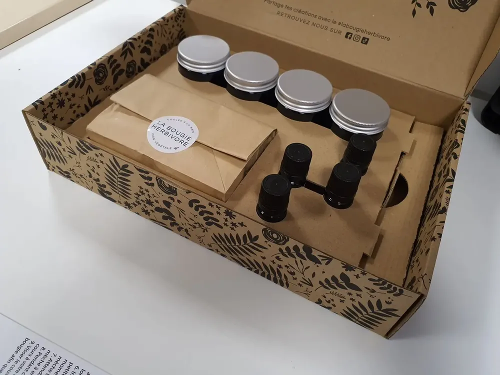 Coffrets et boîtes - Pack 8 BOX DIY Kit pour fabriquer ses bougies - LA BOUGIE HERBIVORE