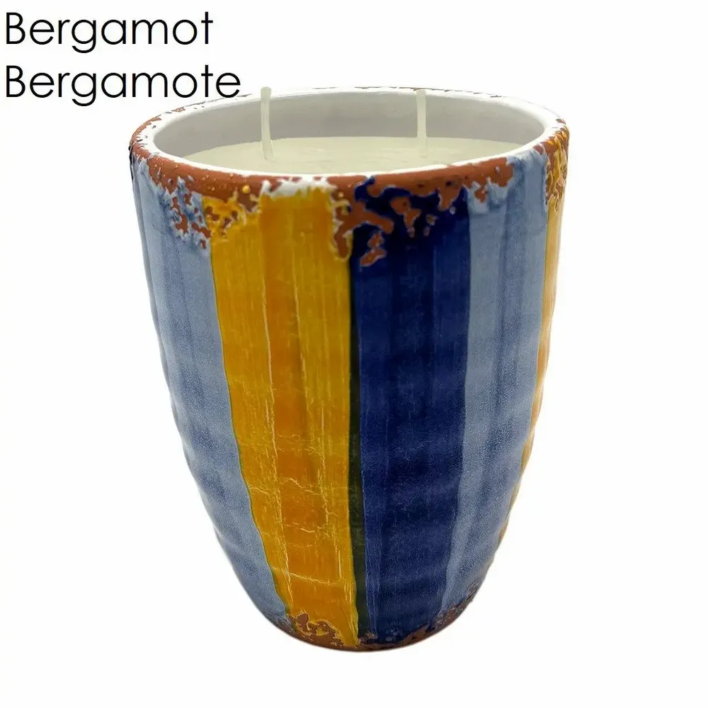 Decorative objects - Paint Stroke ceramic scented candle (size XL) - WAX DESIGN - BARCELONA