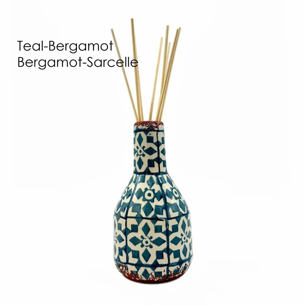 Scent diffusers - Mosaic ceramic scented reed diffuser 150ml - WAX DESIGN - BARCELONA